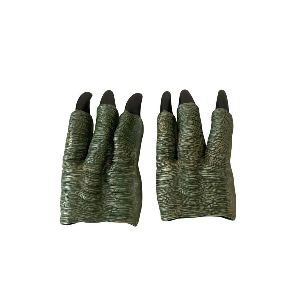 New Kids Size OS Dinosaur Green Claws